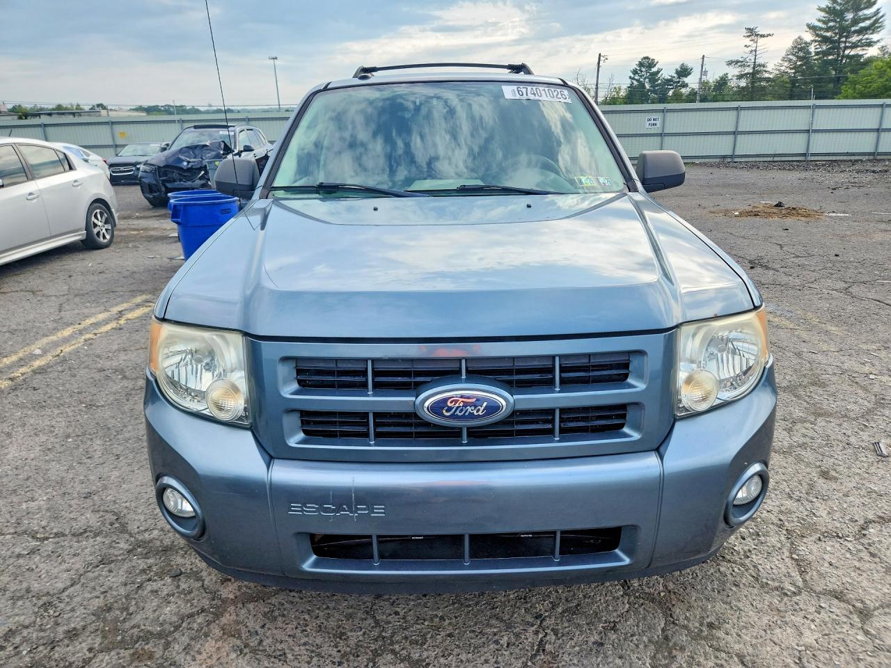 2010 Ford Escape Hybrid Blue vin: 1FMCU5K33AKB60591