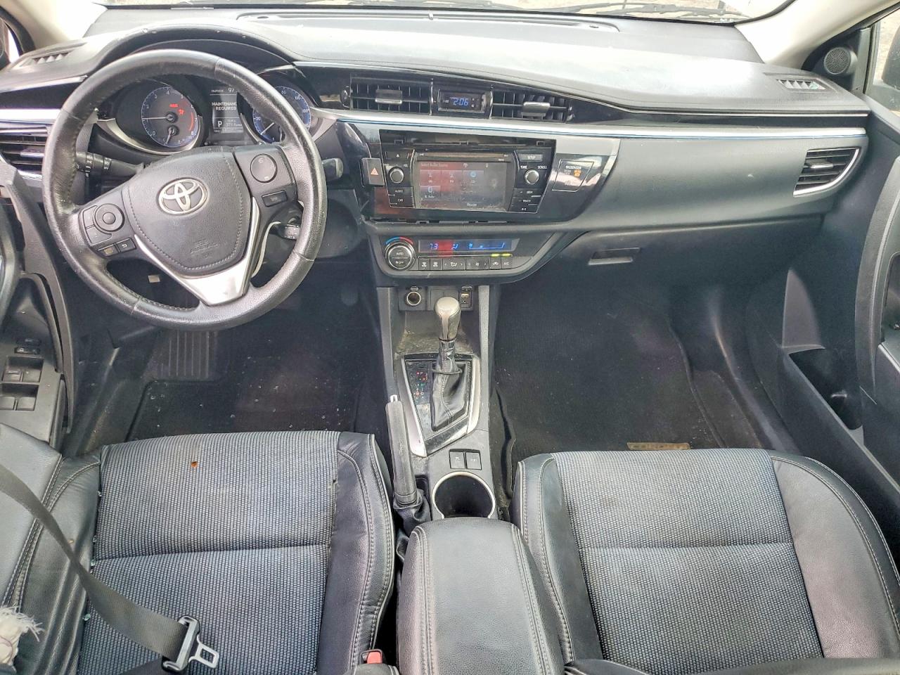 2014 Toyota Corolla S Plus Silver vin: 2T1BURHE4EC118342