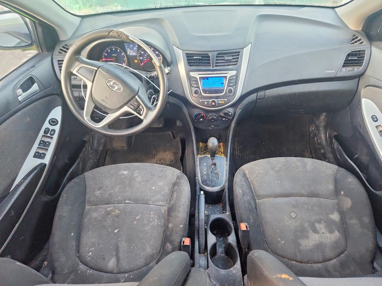 2014 Hyundai Accent Gs Green vin: KMHCT5AE7EU193495