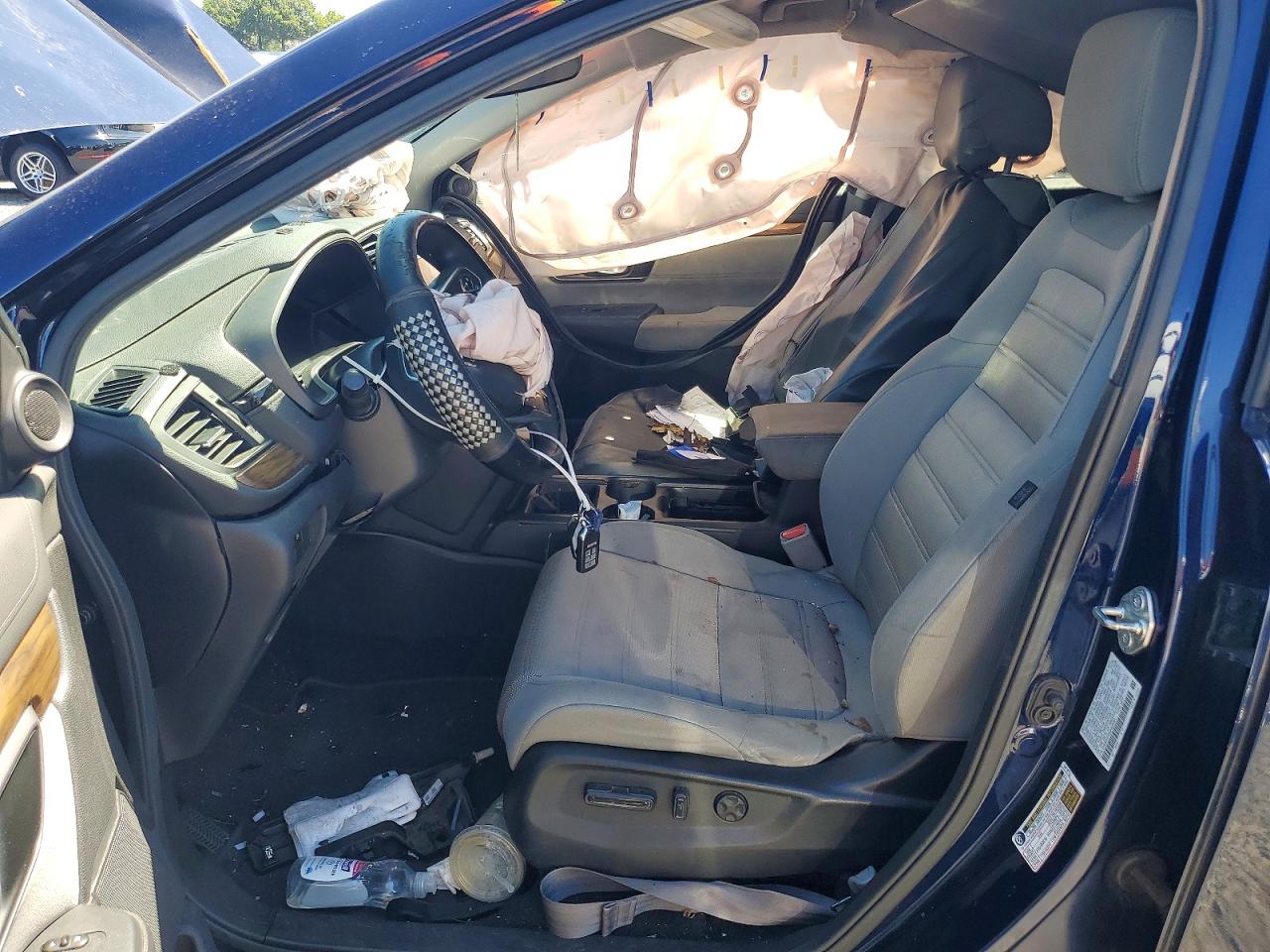 2018 Honda Cr-v Ex Синий vin: 2HKRW2H59JH629391