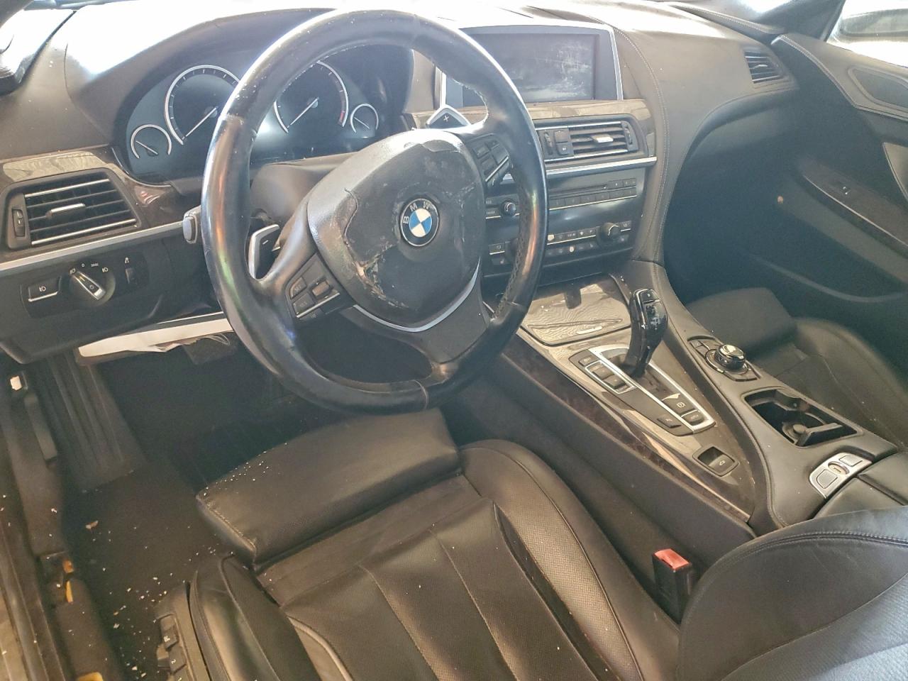 2012 Bmw 650 I Черный vin: WBALZ3C50CDL73366