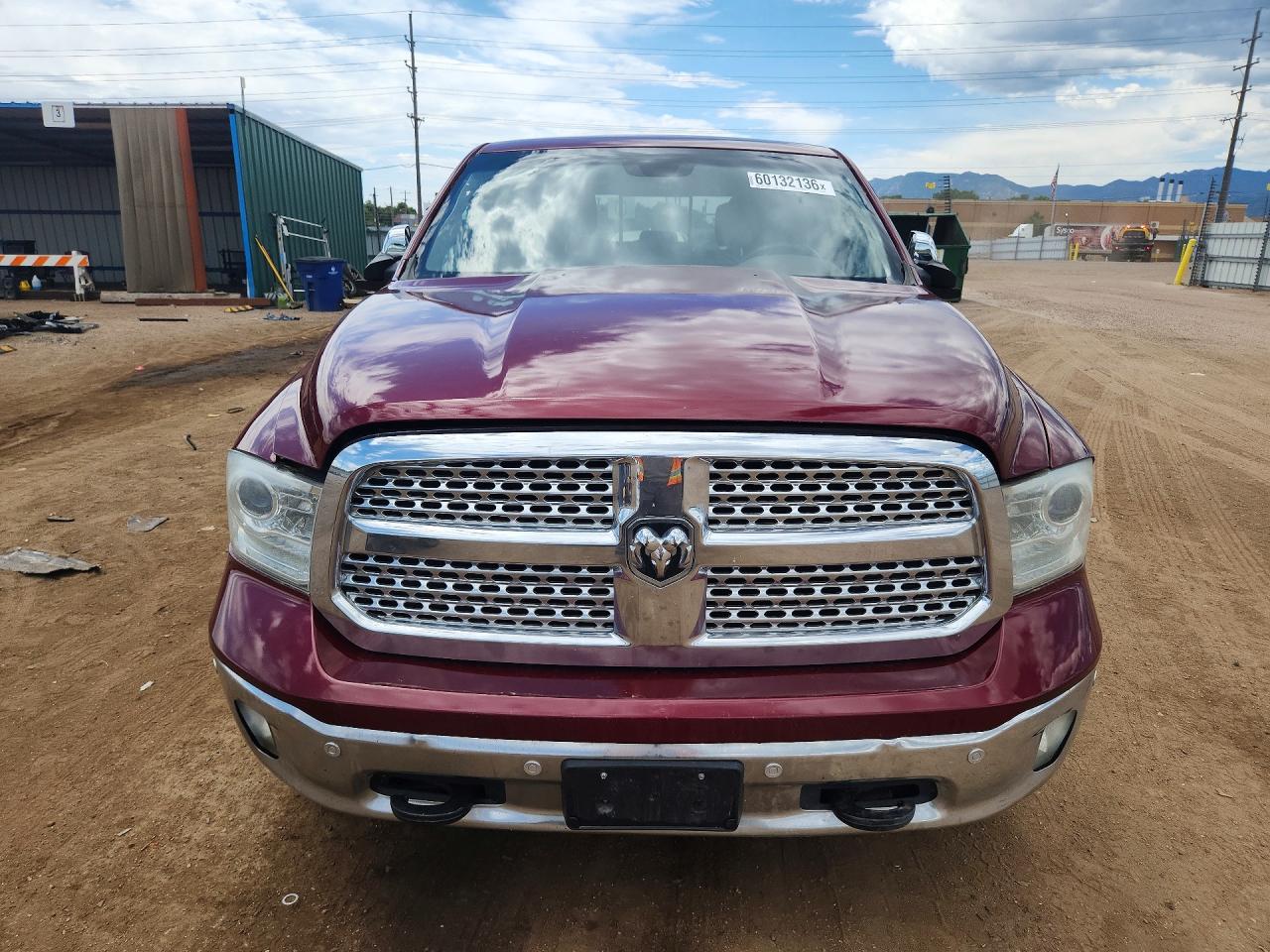 2015 Ram 1500 Longhorn Red vin: 1C6RR7PM2FS761289