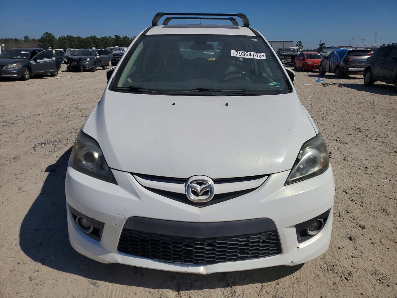 2008 Mazda 5 White vin: JM1CR293X80322703
