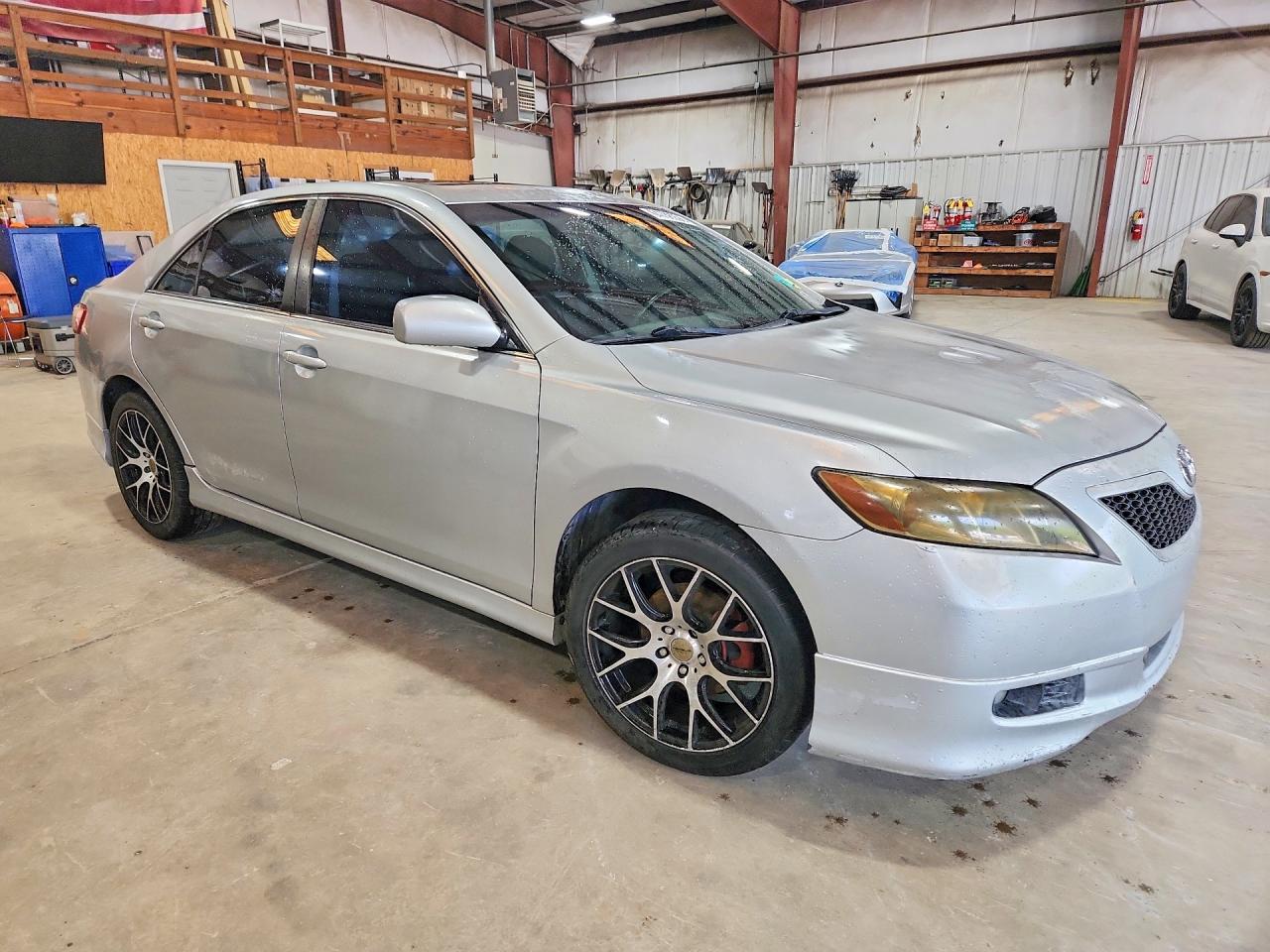 2007 Toyota Camry Se Silver vin: 4T1BE46K27U624438