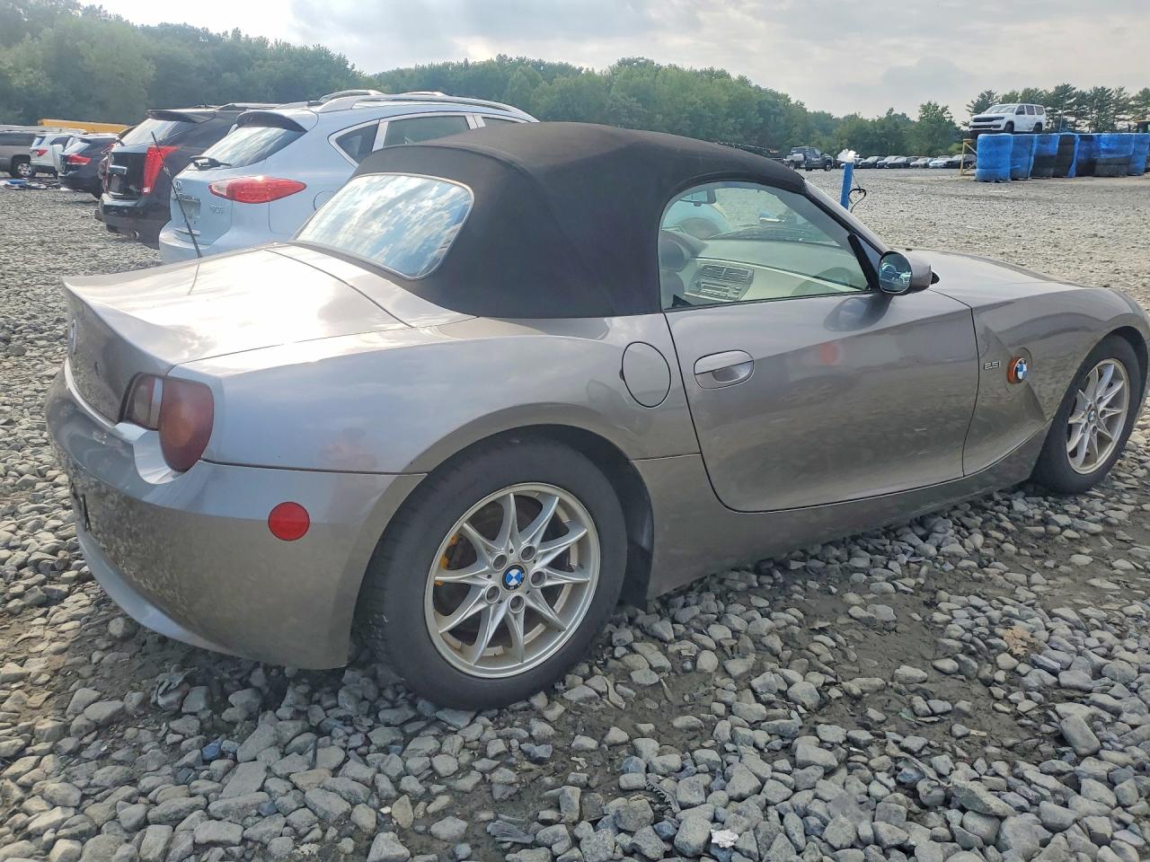 2003 Bmw Z4 2.5 Gray vin: 4USBT33403LR65602
