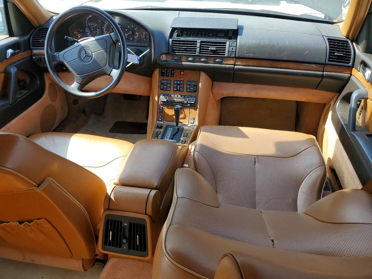 1992 Mercedes-benz 500 Sel Black vin: WDBGA51E3NA042178