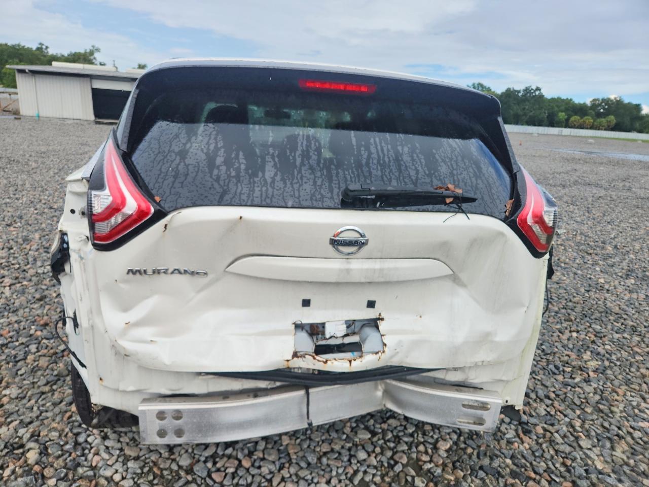 2015 Nissan Murano S White vin: 5N1AZ2MG4FN276153