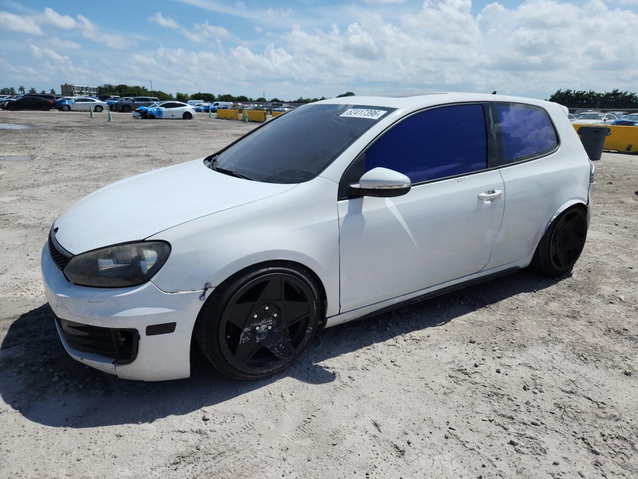 2012 Volkswagen Gti Белый vin: WVWFD7AJ4CW333592