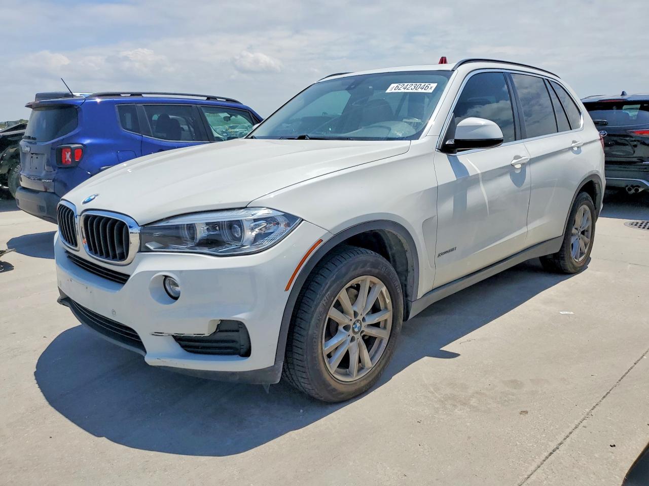 2015 Bmw X5 Xdrive35i White vin: 5UXKR0C58F0K66265