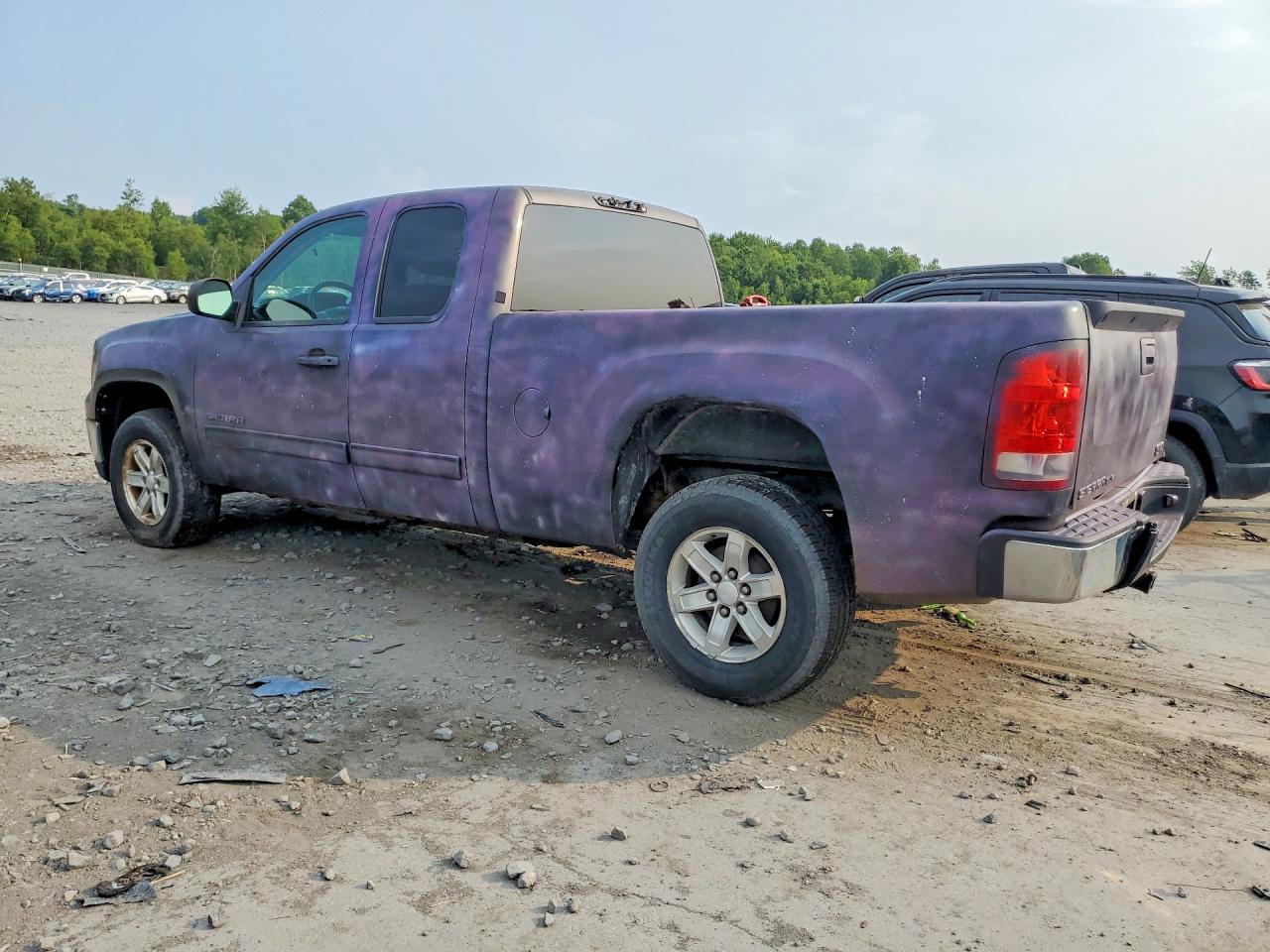 2013 Gmc Sierra K1500 Sle Purple vin: 1GTR2VE71DZ209110