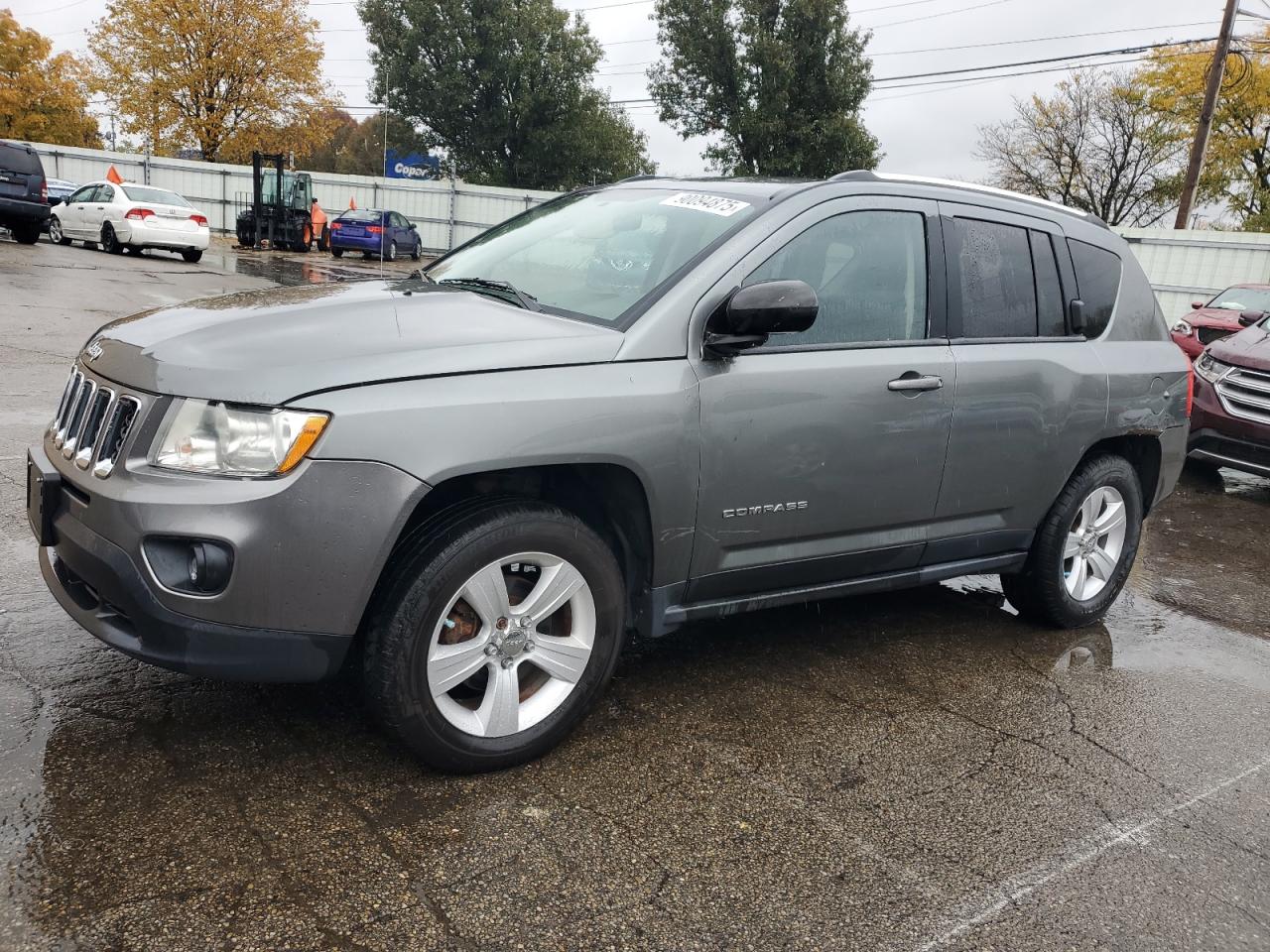 2012 Jeep Compass Sport Gray vin: 1C4NJDBB3CD523017