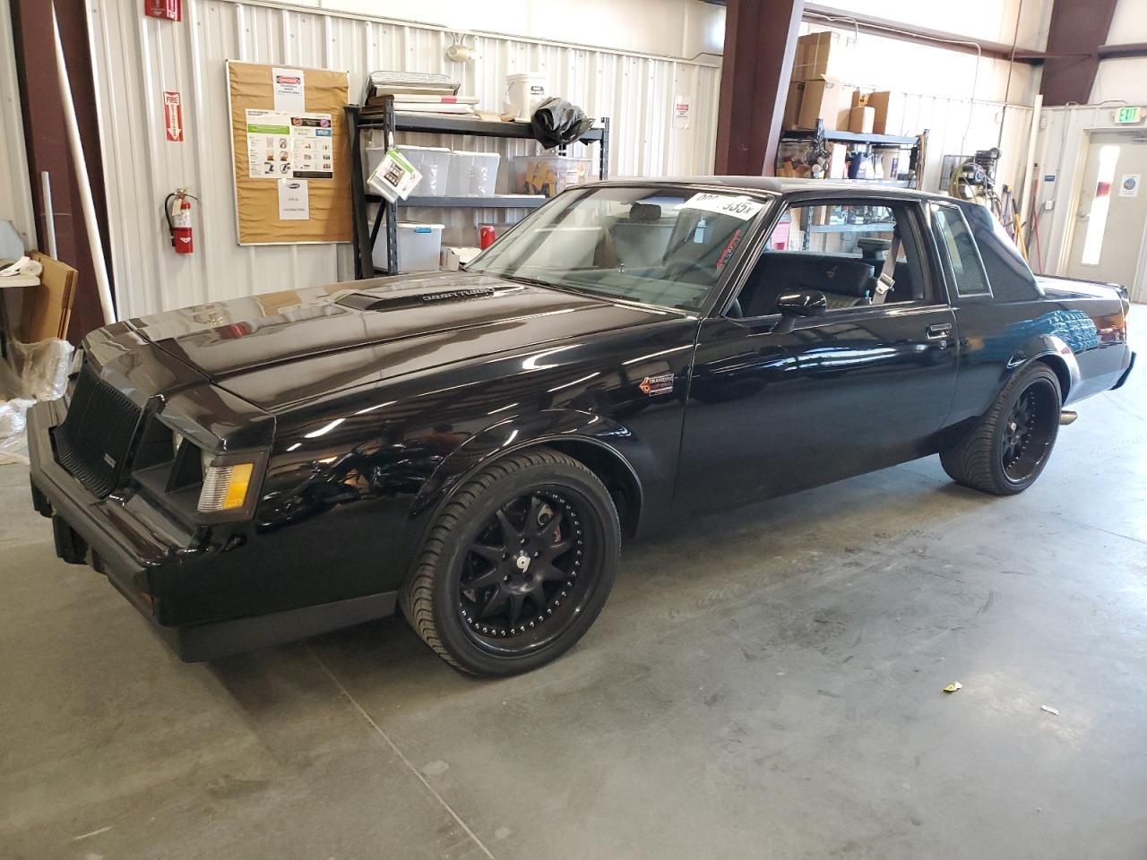 1987 Buick Regal Grand National Black vin: 1G4GJ1170HP456401