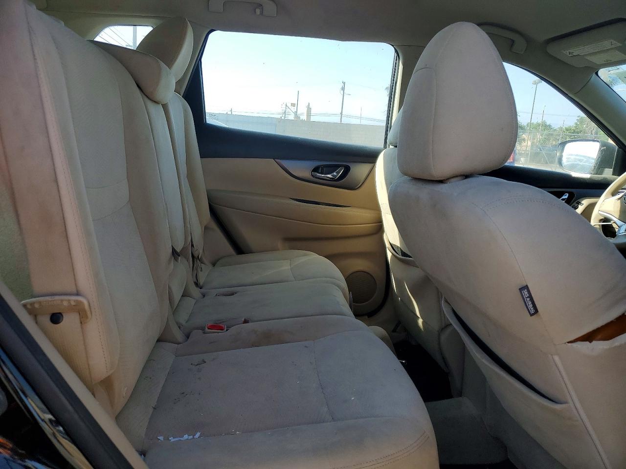 2015 Nissan Rogue S Black vin: KNMAT2MTXFP506155
