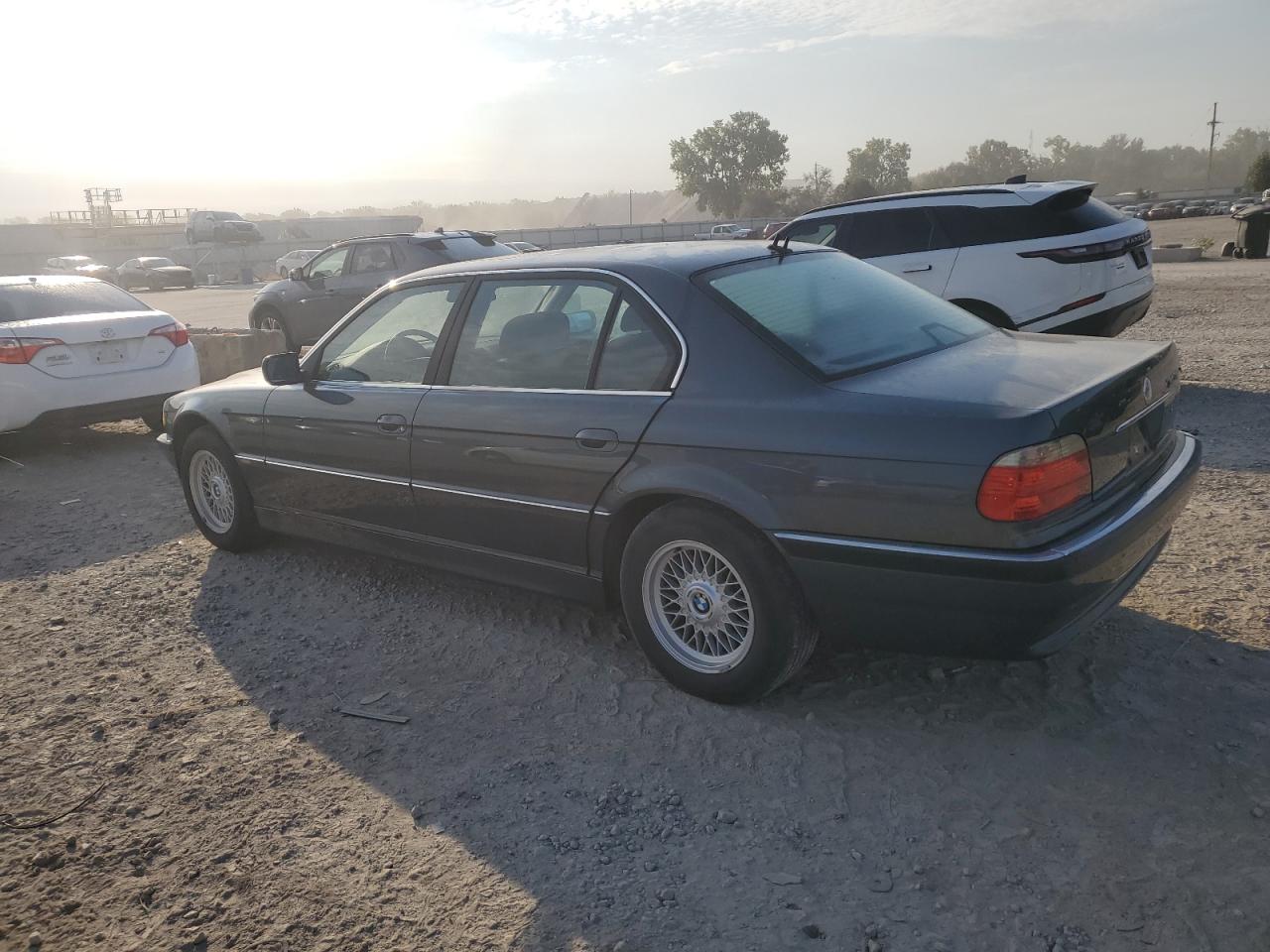 2001 Bmw 740 Il Синий vin: WBAGH83431DP28066