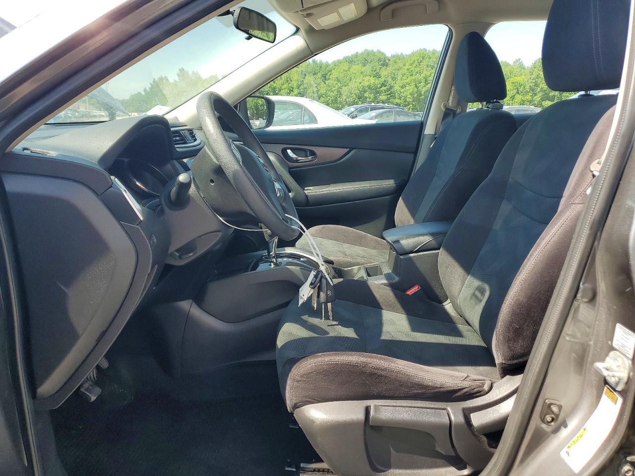 2014 Nissan Rogue S Gray vin: 5N1AT2MVXEC785500