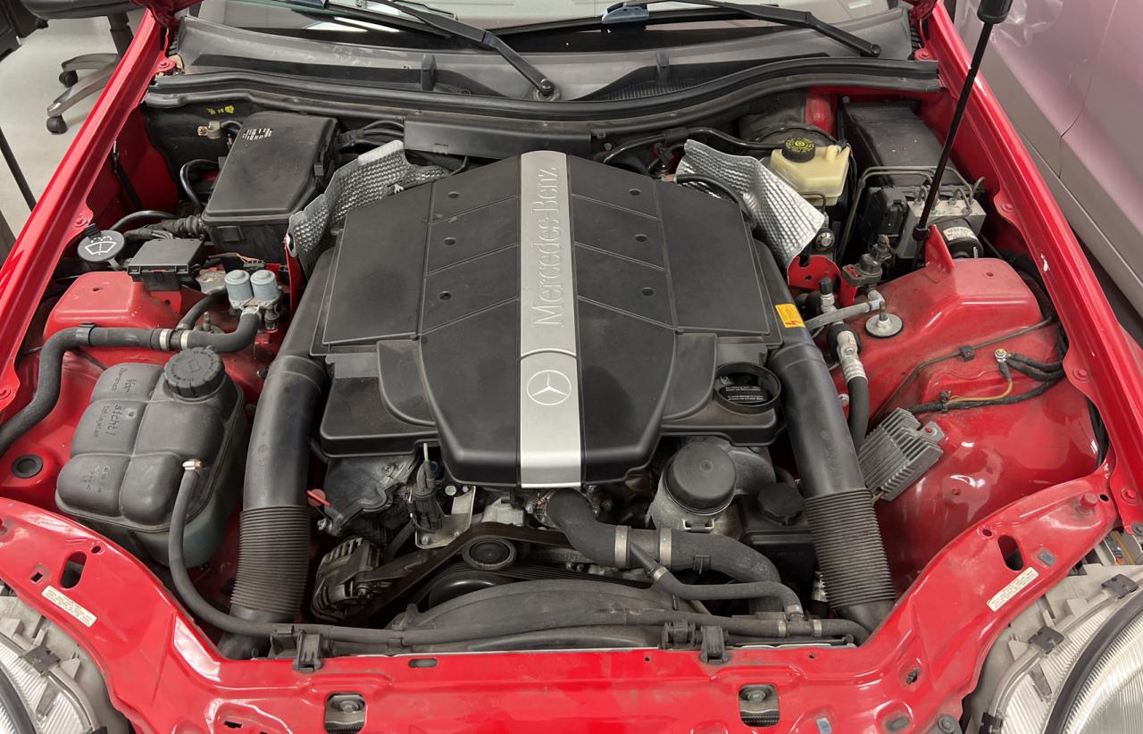 2001 Mercedes-benz Slk 320 Red vin: WDBKK65F01F181360