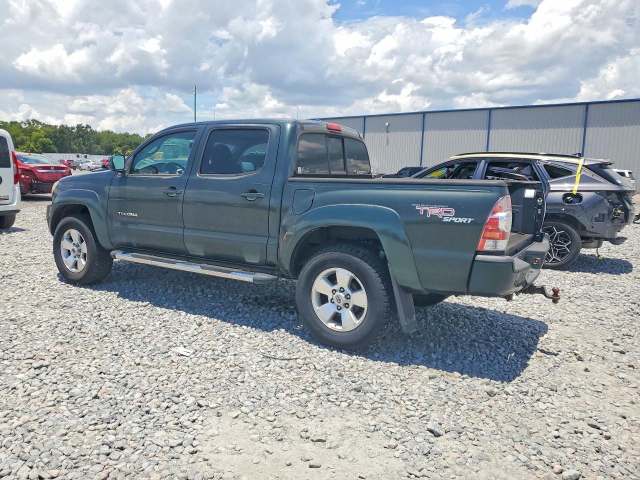 2010 Toyota Tacoma Double Cab Green vin: 3TMLU4EN2AM039989