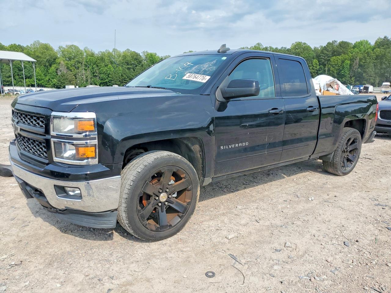 2015 Chevrolet Silverado K1500 Lt Black vin: 1GCVKREC9FZ241650