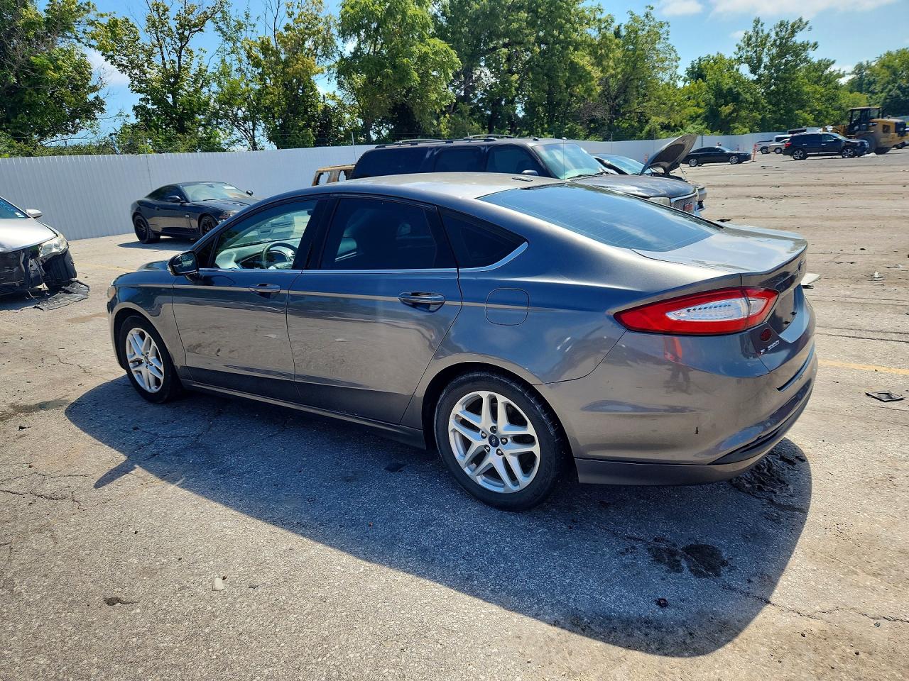 2014 Ford Fusion Se Gray vin: 1FA6P0H79E5388627