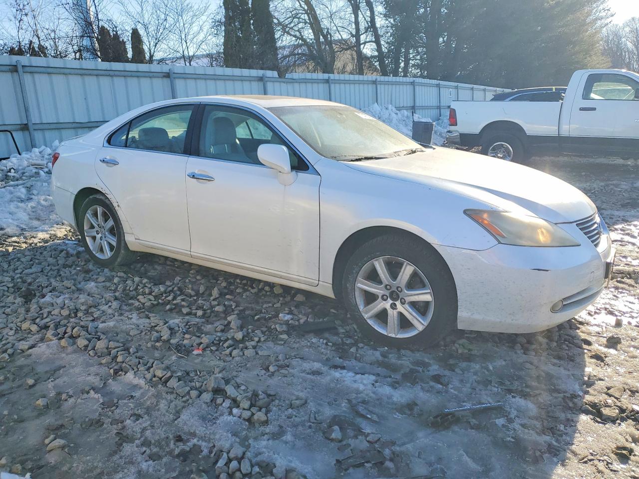 2008 Lexus Es 350 Белый vin: JTHBJ46G982208331