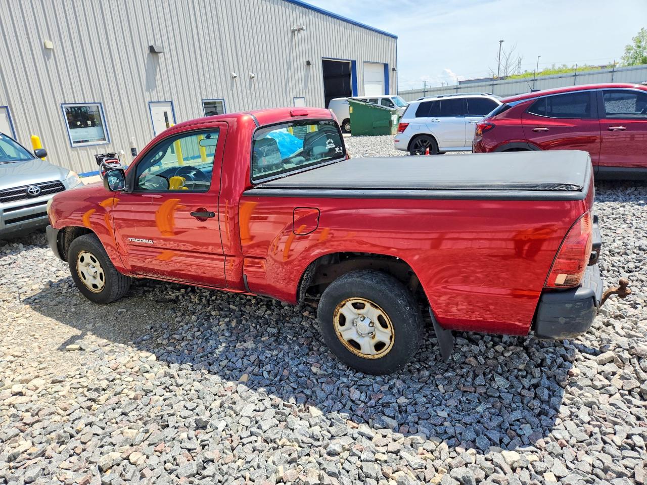 2008 Toyota Tacoma Base Red vin: 5TENX22N38Z533722