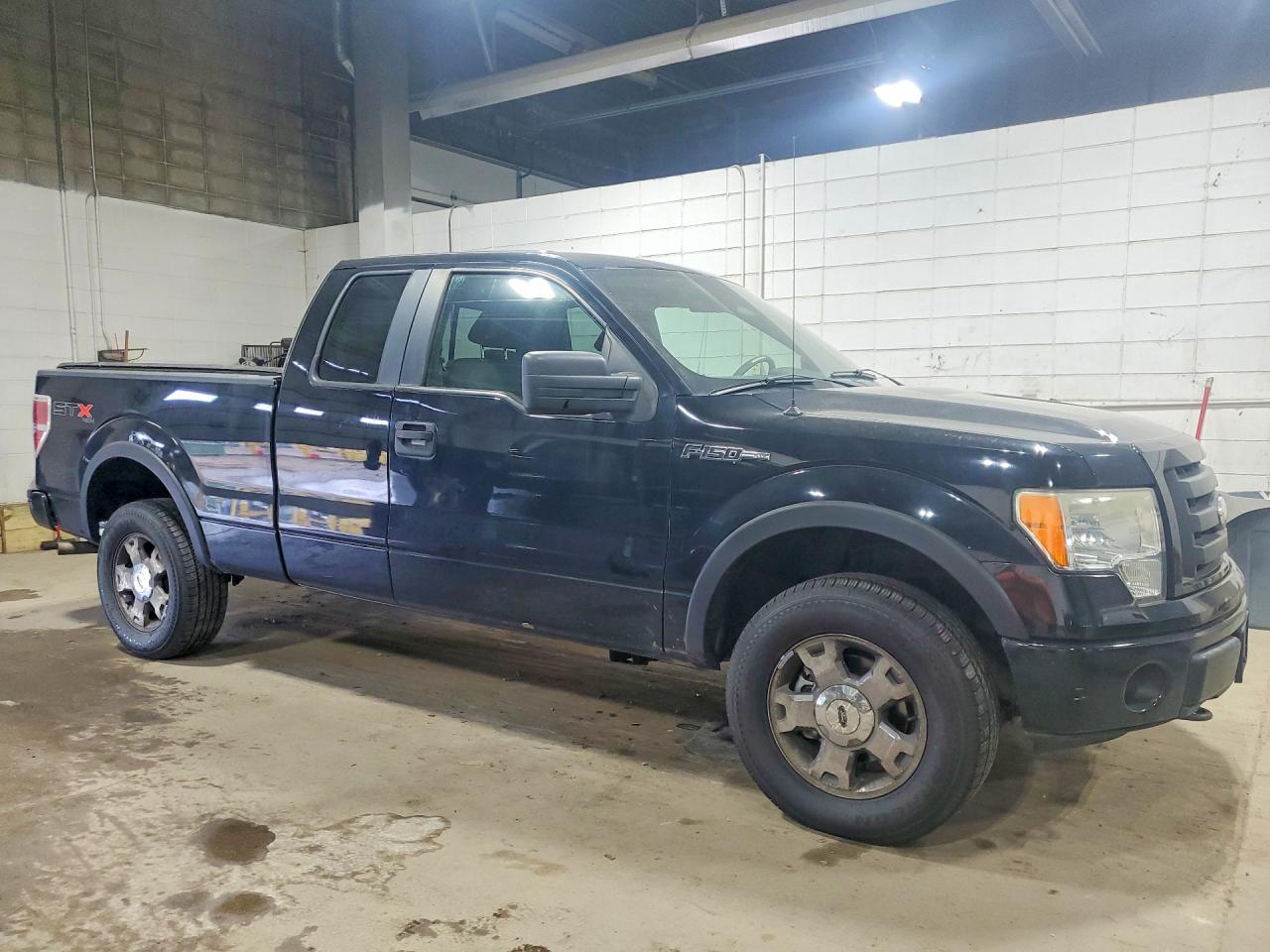 2009 Ford F150 Super Cab Black vin: 1FTRX14W09FA74455