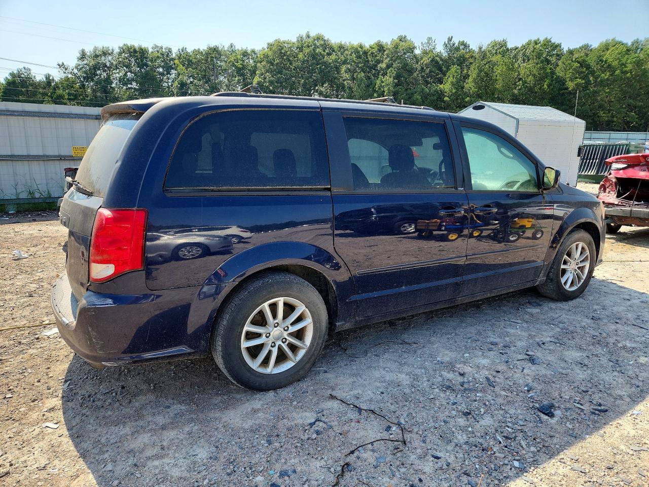 2013 Dodge Grand Caravan Sxt Blue vin: 2C4RDGCG2DR682162