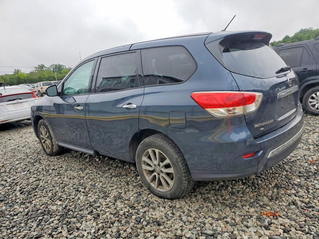 2014 Nissan Pathfinder S Blue vin: 5N1AR2MM7EC730587