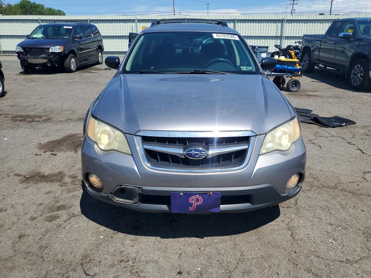 2008 Subaru Outback 2.5i Серебряный vin: 4S4BP61C787363250