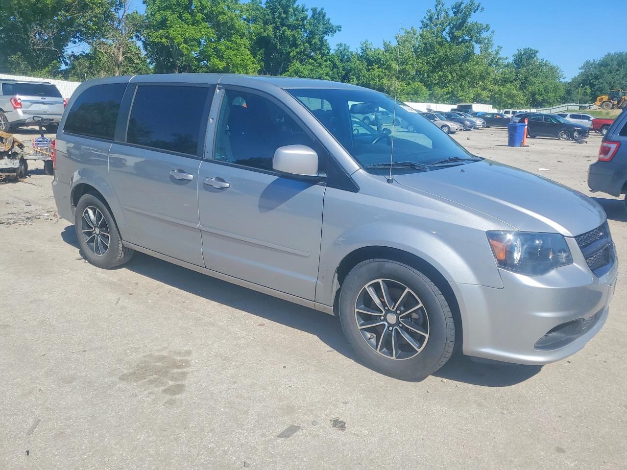 2015 Dodge Grand Caravan Se Gray vin: 2C4RDGBG0FR669608