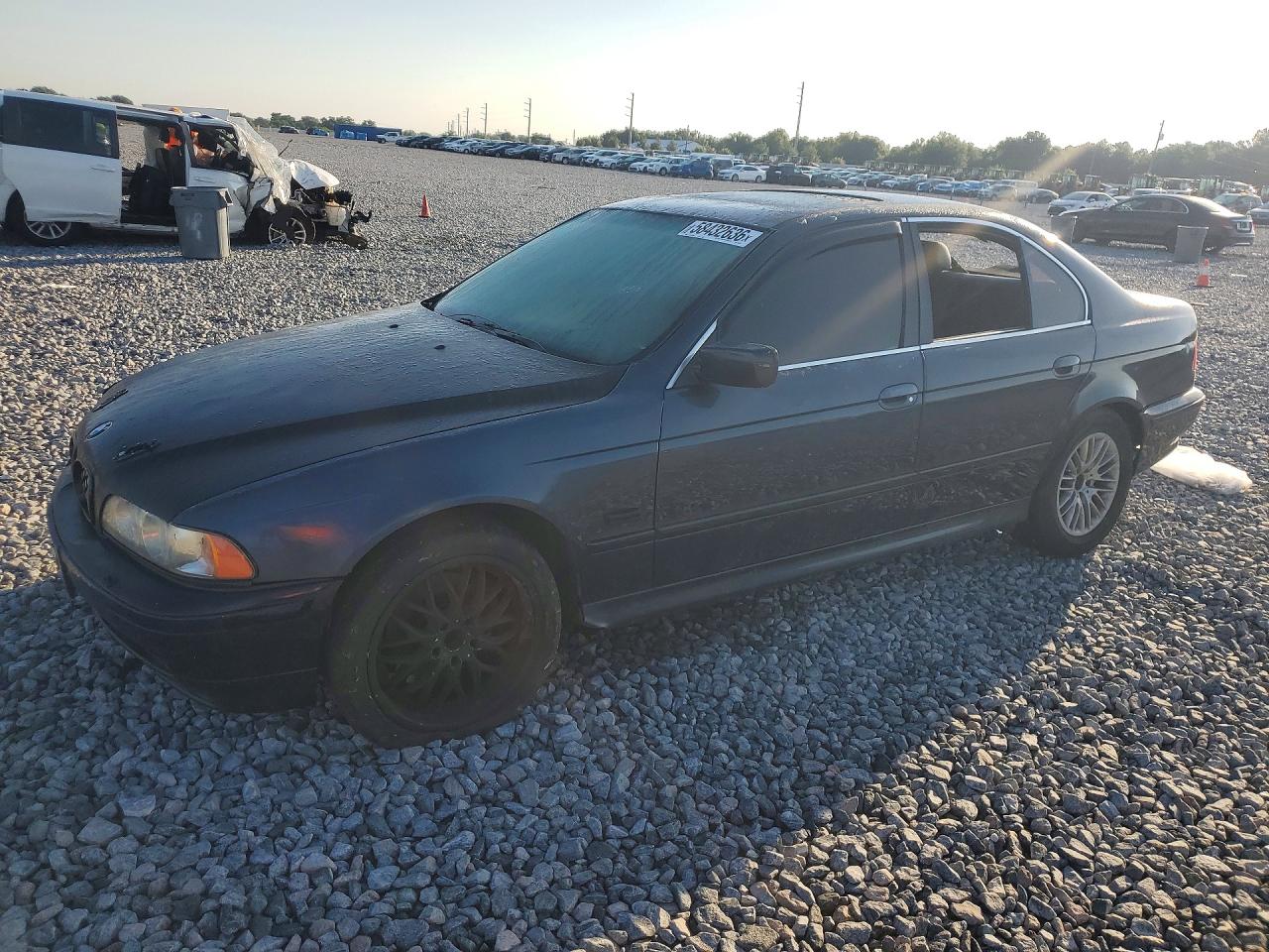 2002 Bmw 525 I Automatic Blue vin: WBADT43442GZ98692