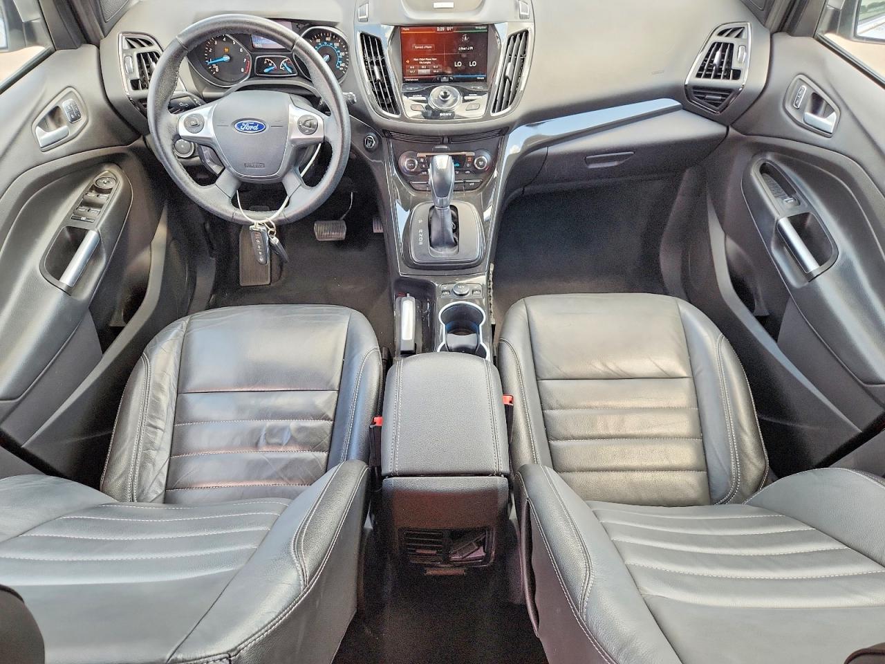 2015 Ford Escape Titanium Silver vin: 1FMCU0JX0FUB93616