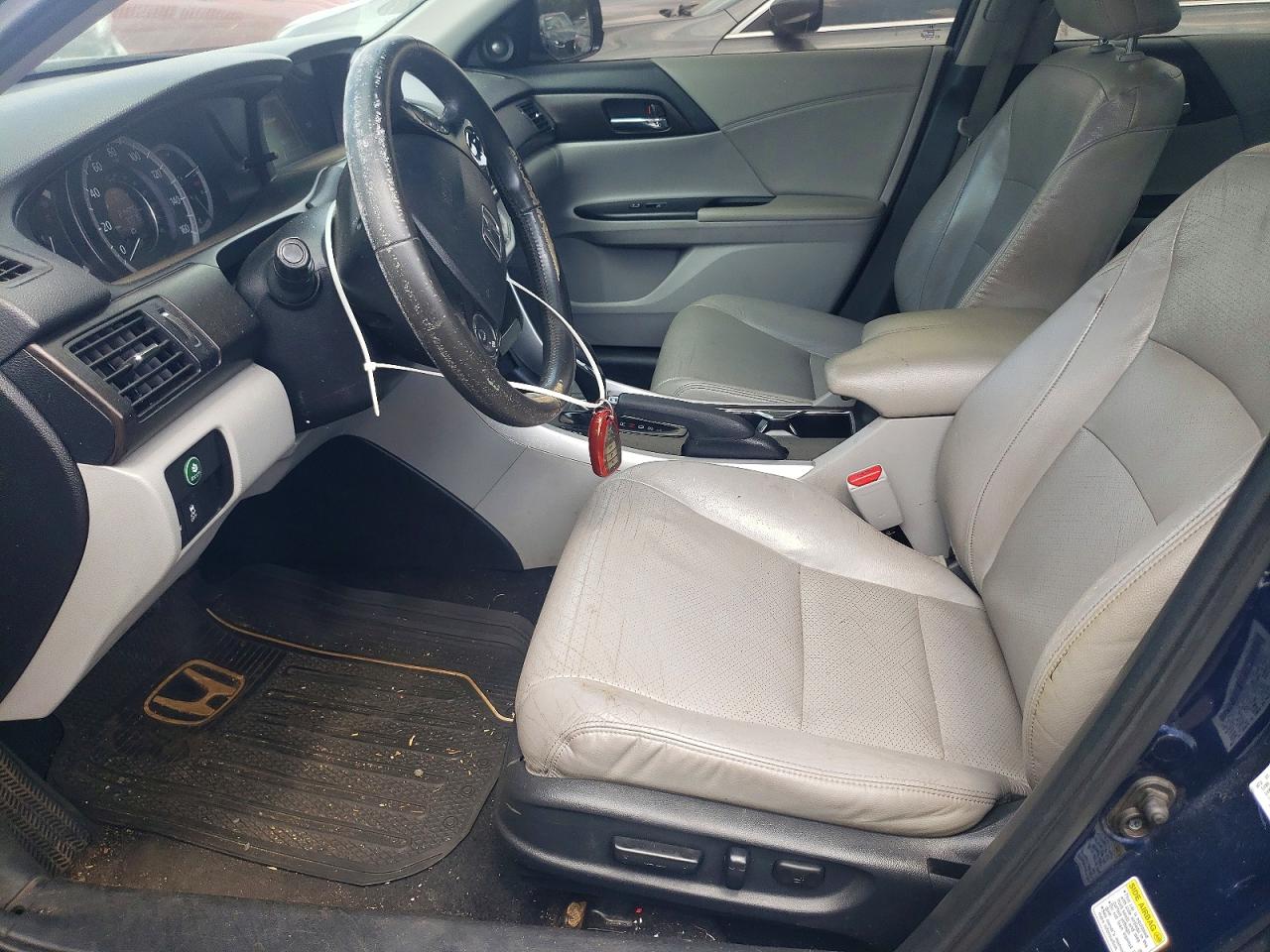 2015 Honda Accord Exl Blue vin: 1HGCR2F84FA050495