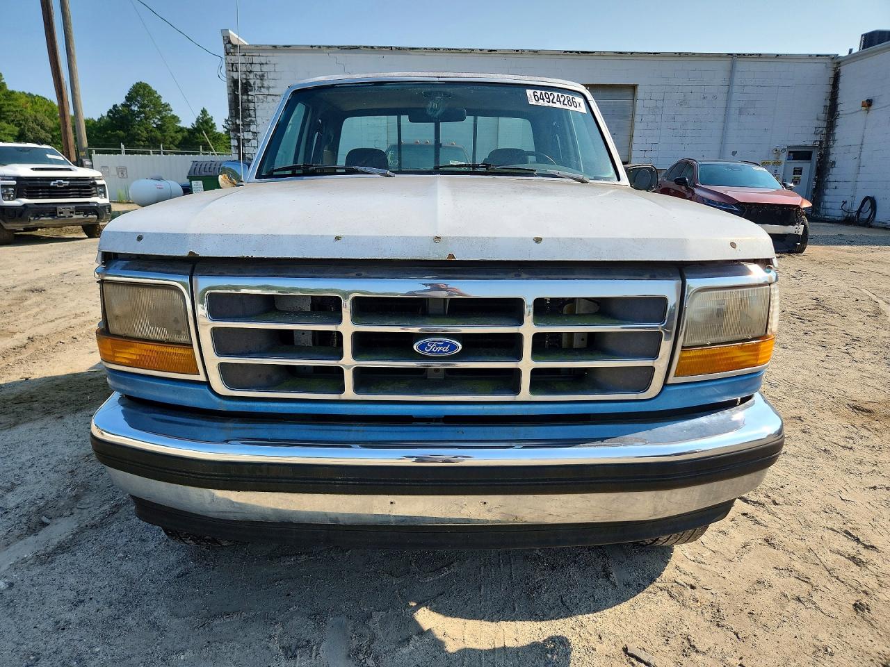 1993 Ford F150 White vin: 1FTEX14N1PKA82770