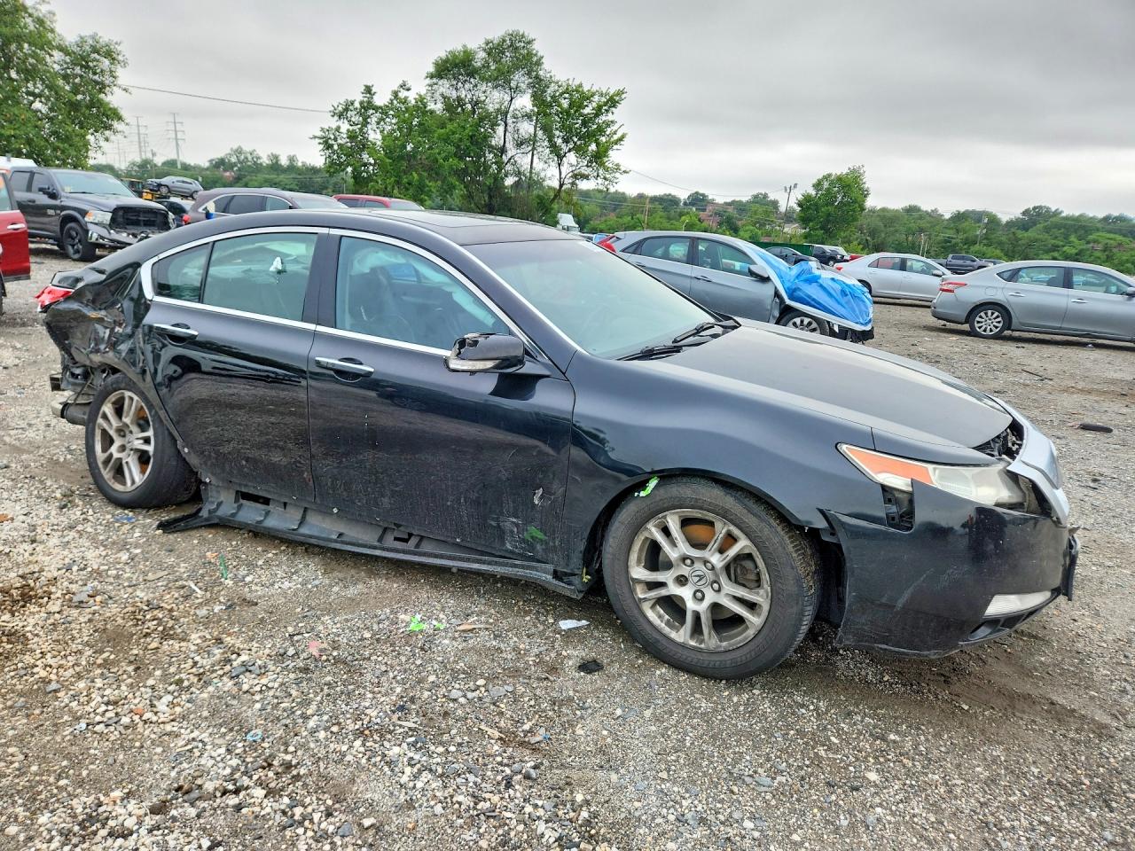 2010 Acura Tl Black vin: 19UUA8F54AA013444