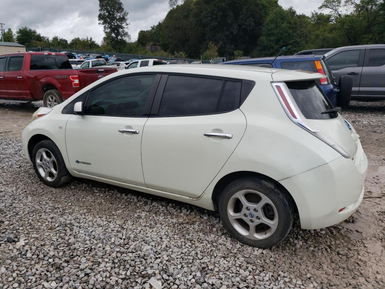 2011 Nissan Leaf Sv Белый vin: JN1AZ0CP0BT005898