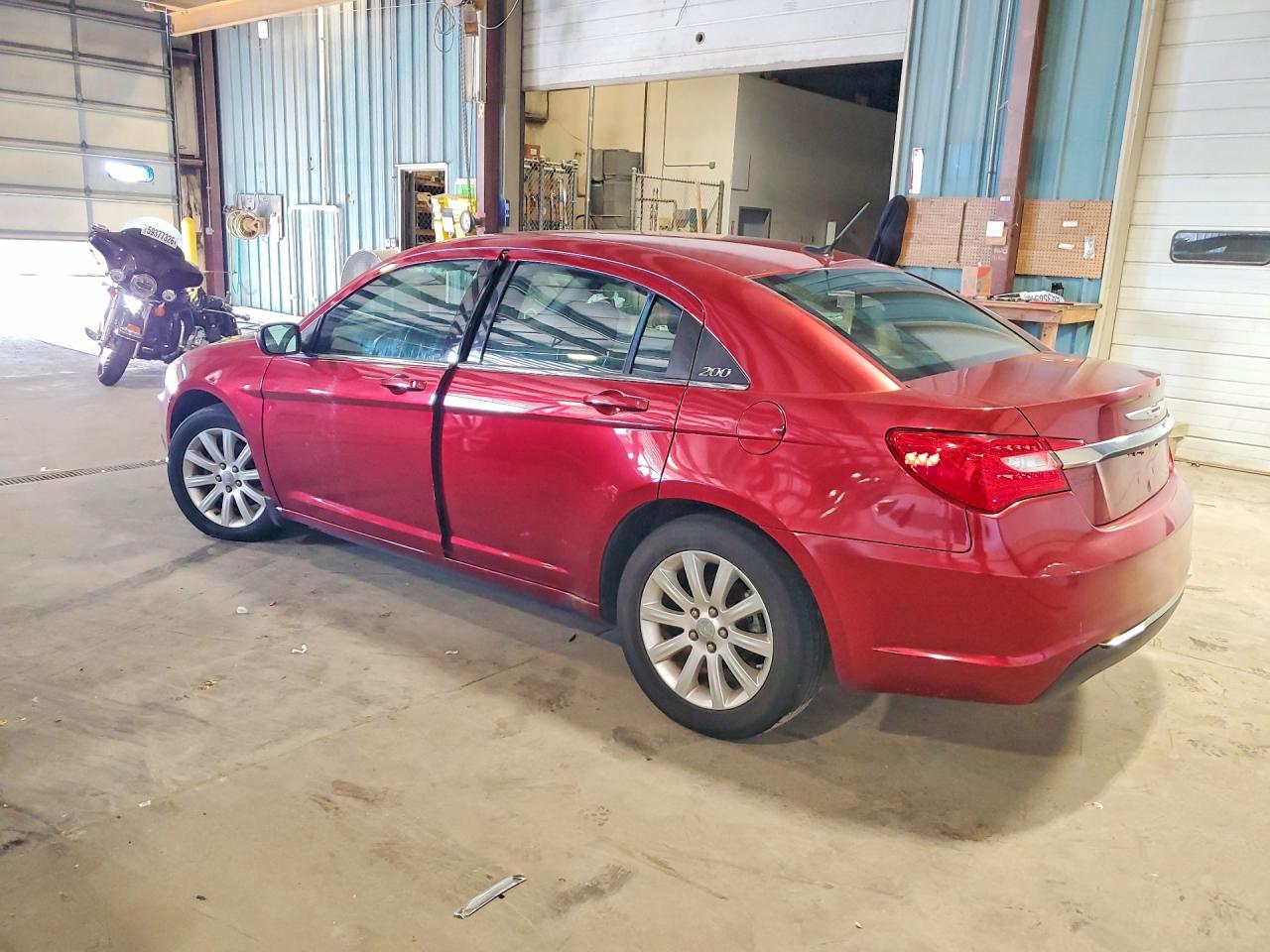2012 Chrysler 200 Touring Red vin: 1C3CCBBB4CN168556