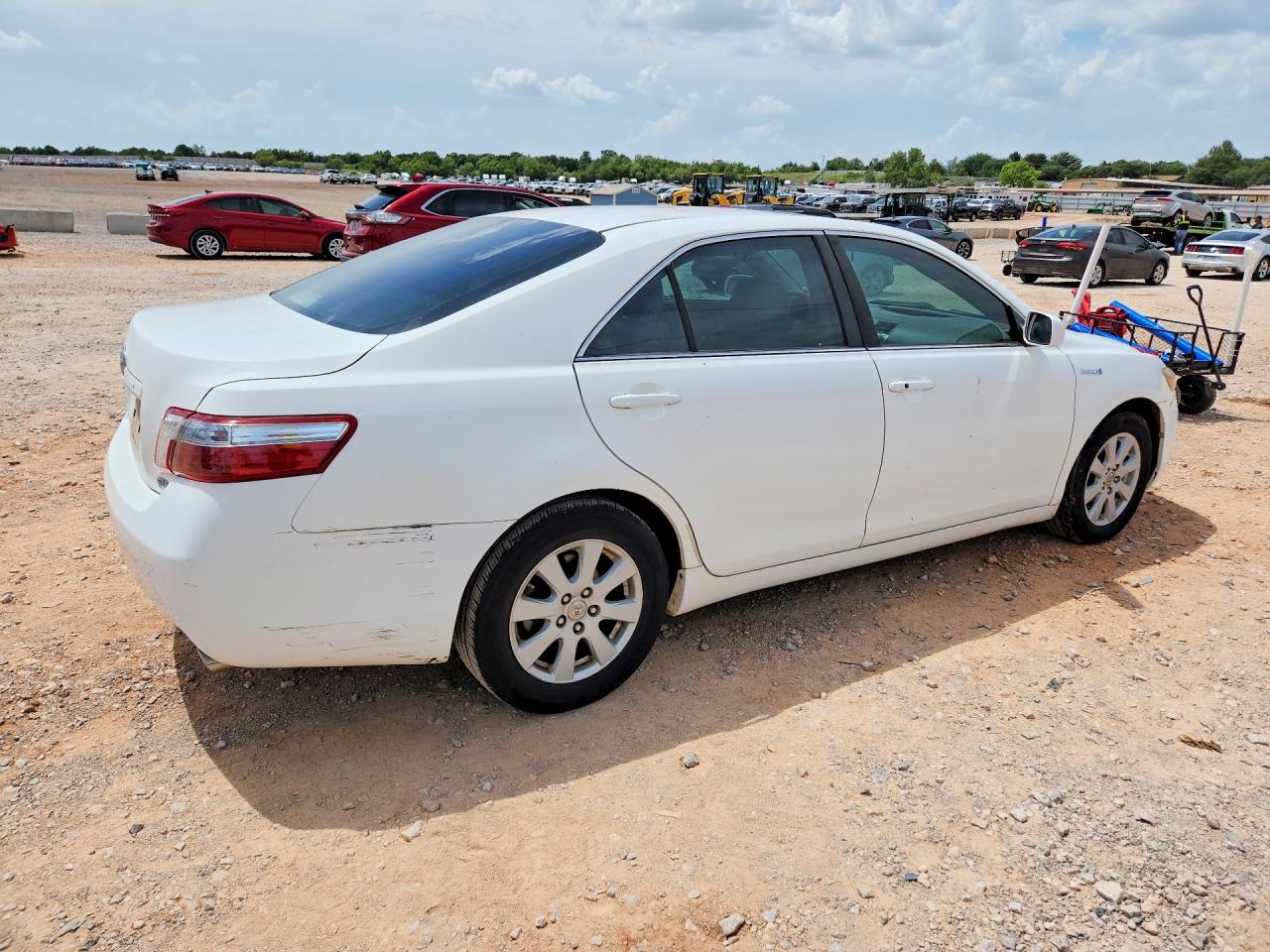 2009 Toyota Camry Hybrid Белый vin: 4T1BB46K09U102709