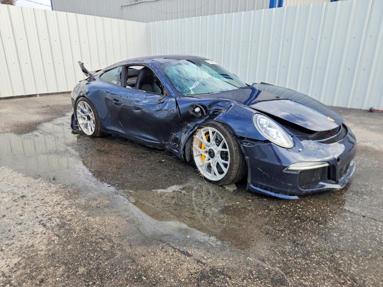 2015 Porsche 911 Gt3 Blue vin: WP0AC2A9XFS183912
