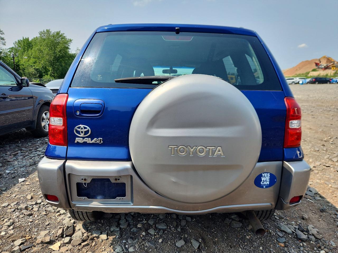 2004 Toyota Rav4 Base Blue vin: JTEGD20V240026319