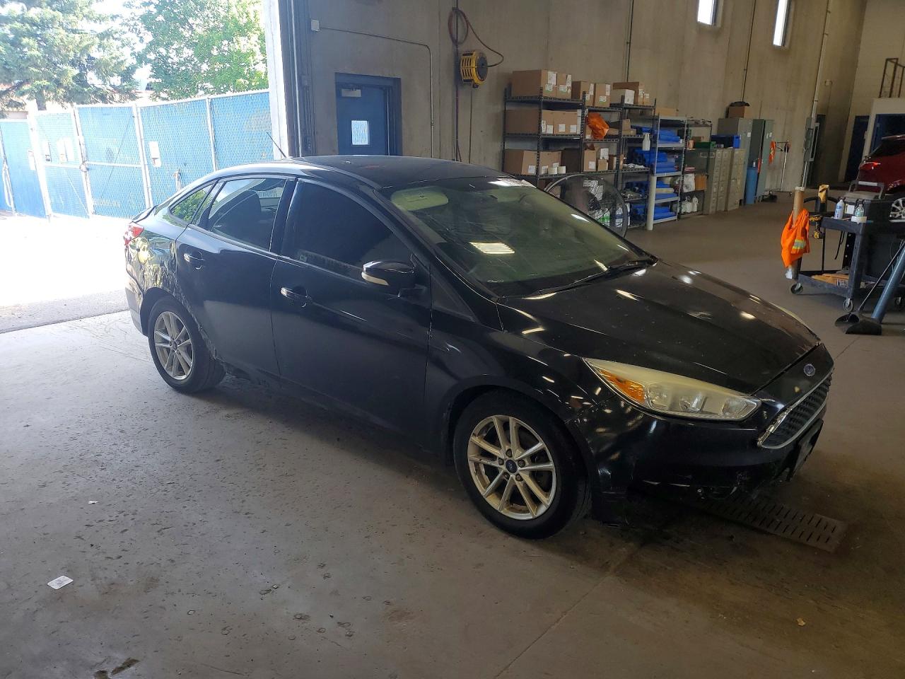 2015 Ford Focus Se Black vin: 1FADP3F29FL209550