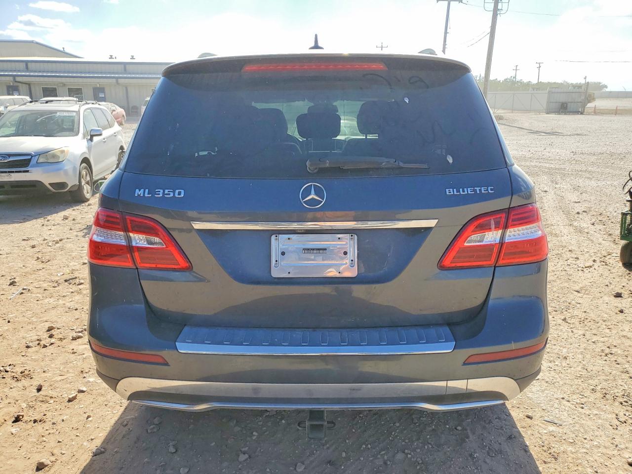 2013 Mercedes-benz Ml 350 Bluetec Gray vin: 4JGDA2EB4DA156011