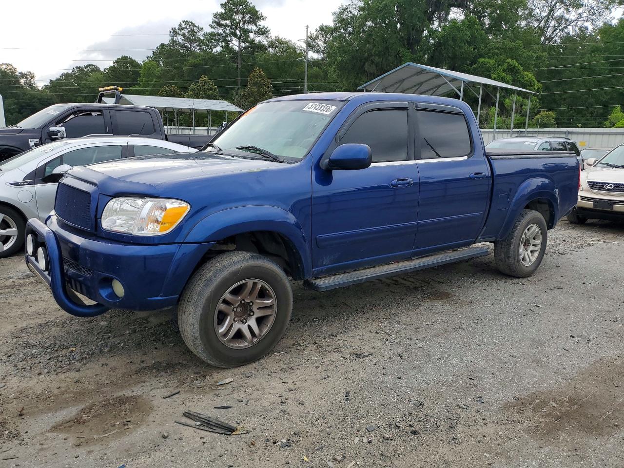 2005 Toyota Tundra Double Cab Limited Blue vin: 5TBET38195S479320