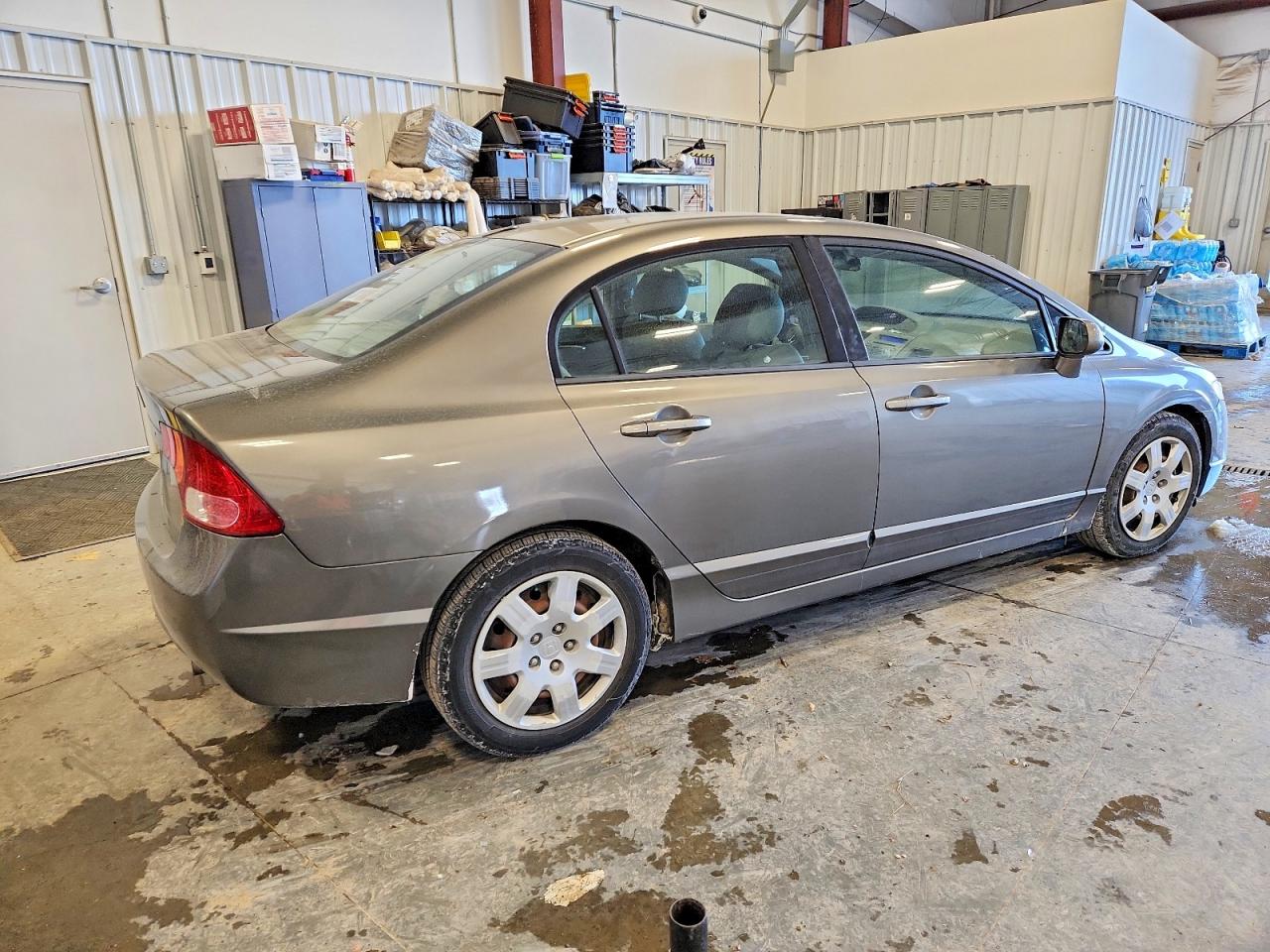 2008 Honda Civic Lx Gray vin: 1HGFA16548L020697