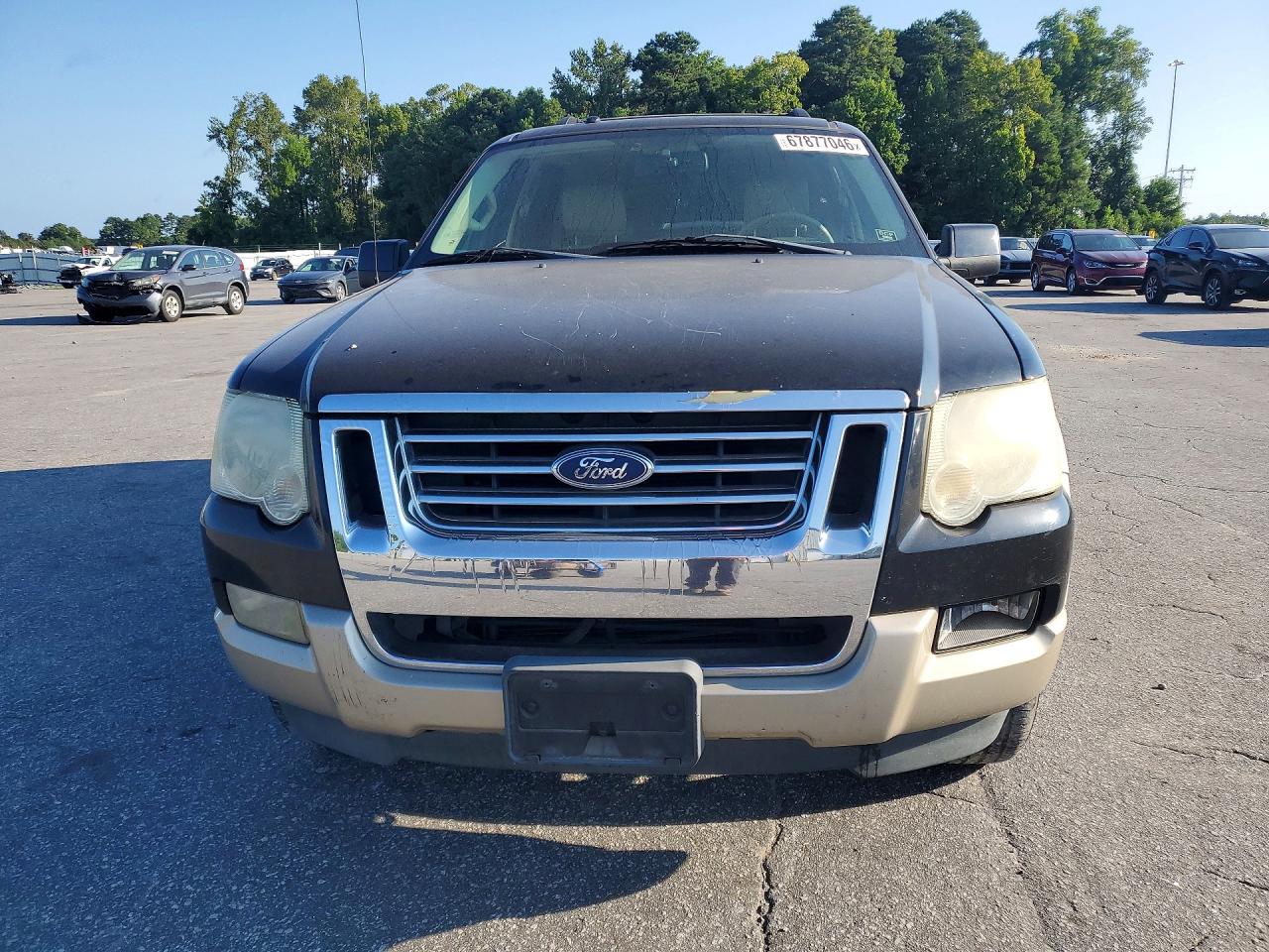 2007 Ford Explorer Eddie Bauer Black vin: 1FMEU64E87UA91455