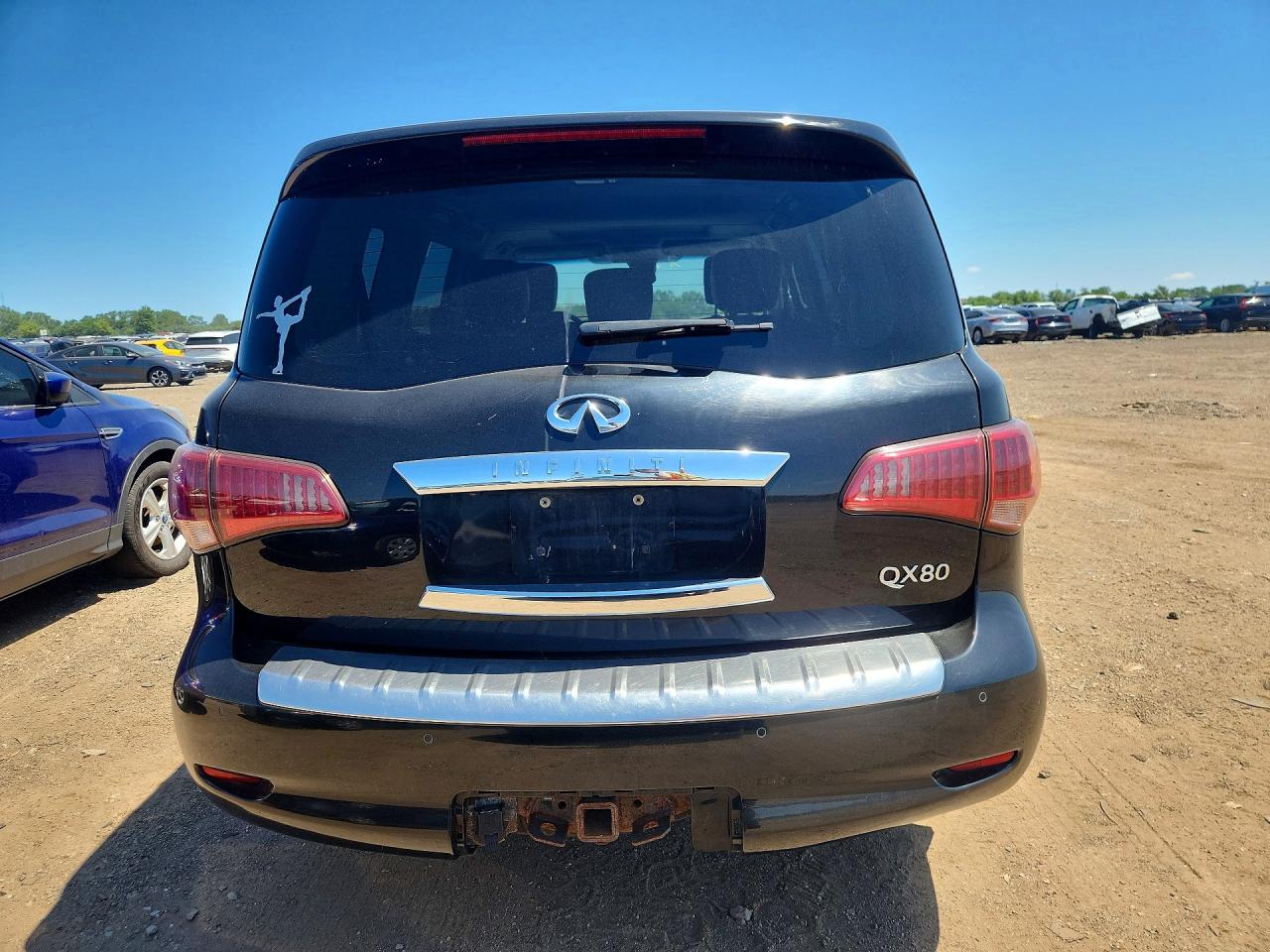2015 Infiniti Qx80 Base Black vin: JN8AZ2NC4F9370157