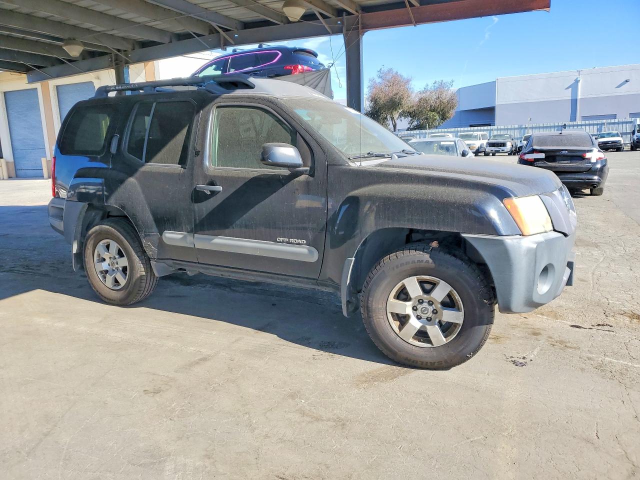 2007 Nissan Xterra X Black vin: 5N1AN08W67C524613
