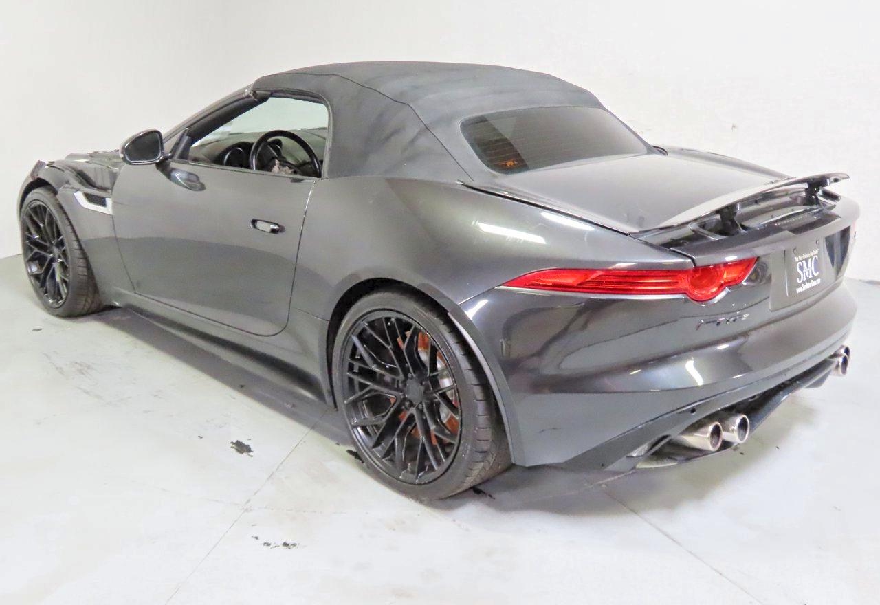 2014 Jaguar F-type V8 S Gray vin: SAJWA6GL6EMK07553