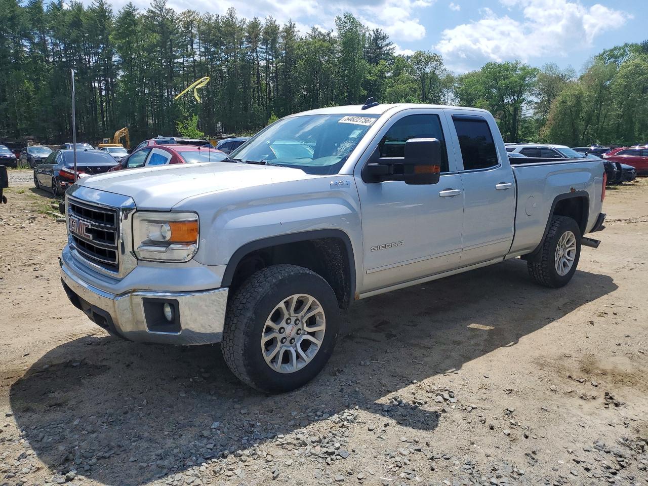 2015 Gmc Sierra K1500 Sle Silver vin: 1GTV2UEC7FZ221304