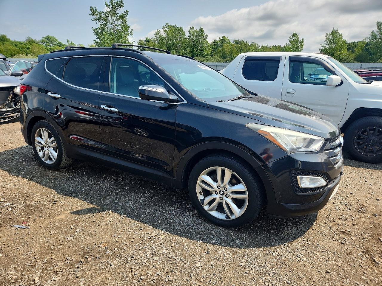 2013 Hyundai Santa Fe Sport 2.0t Black vin: 5XYZU3LA0DG081647